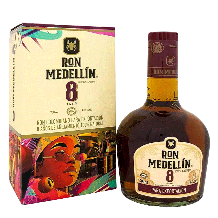 Rhum Medellín Extra Añejo 8 Ans – 70 cl x 6 Unités