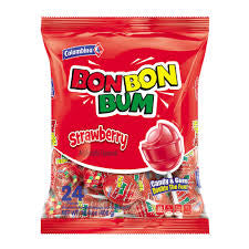 Bon Bon Bum Strawberry — 15u x 24 x 17g