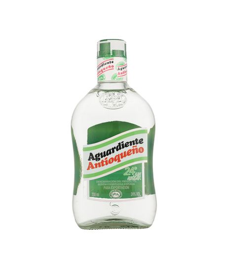 Aguardiente Antioqueño Traditionnel (Tapa Verde) – 70 cl x 12 unités