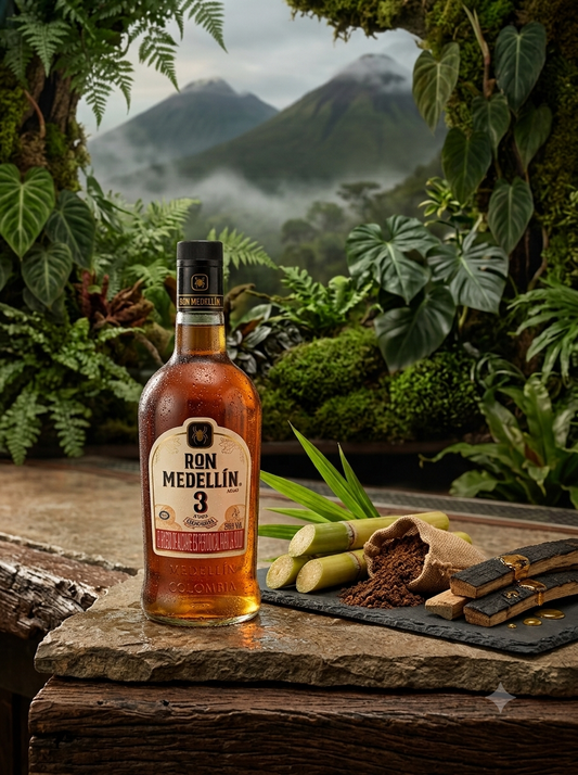 Caja Rhum Medellín Añejo 3 Ans – 70 cl x 12 unités