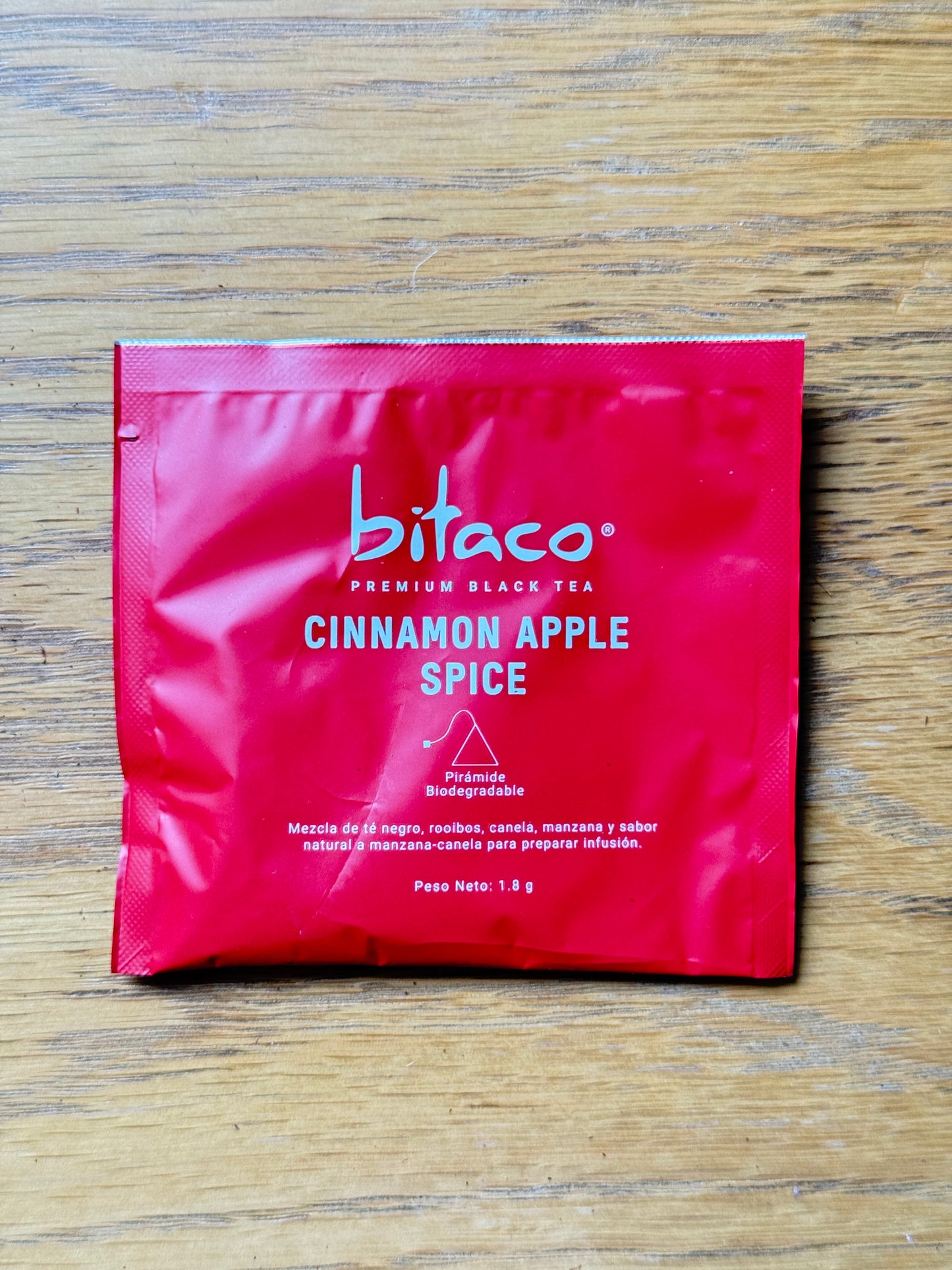 Bitaco Cinnamon Apple Spice | Thé Noir, Rooibos & Épices (60 Pyramides)