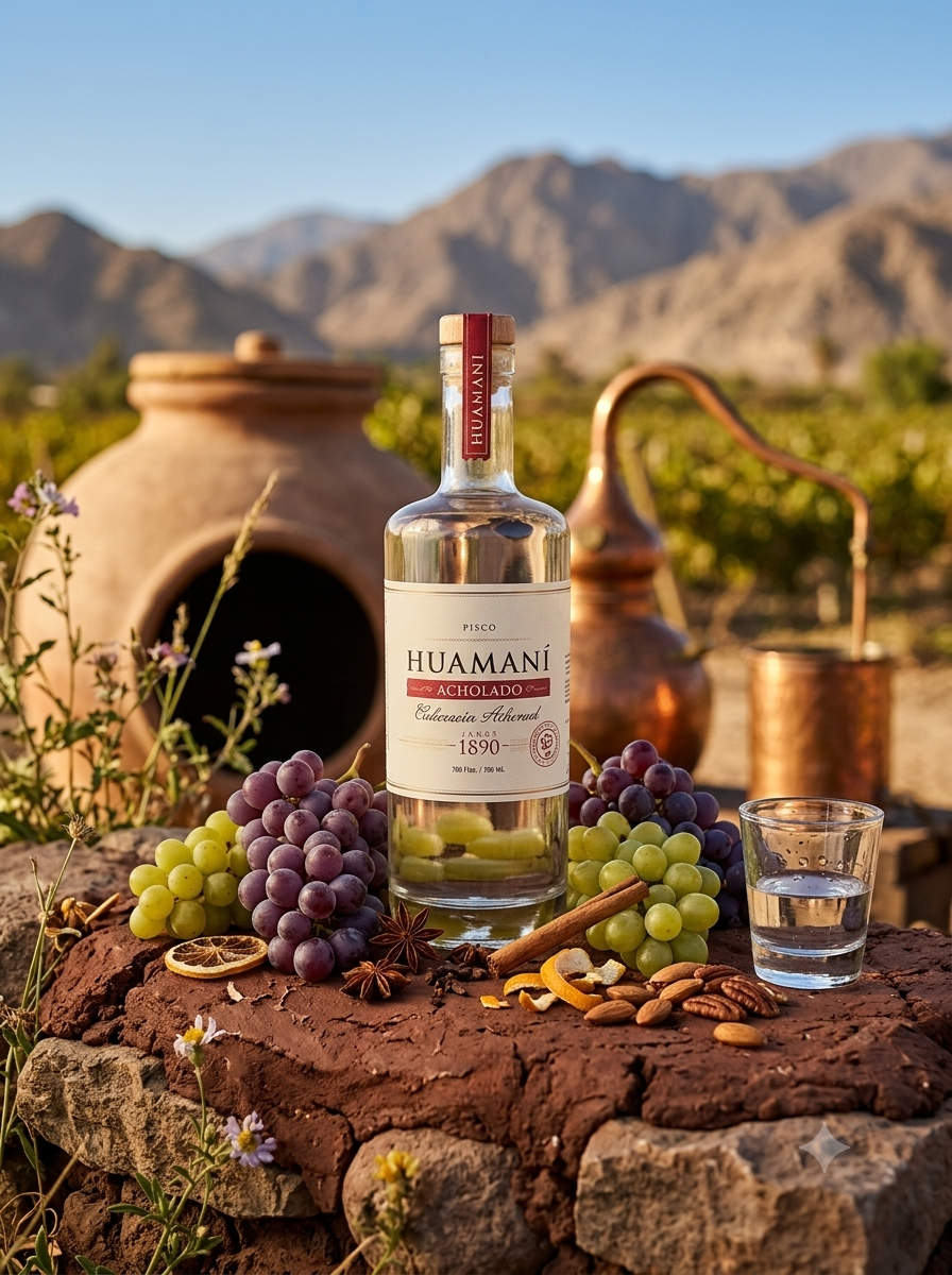 Pisco Huamaní – Blend Acholado (Sélection Spéciale)