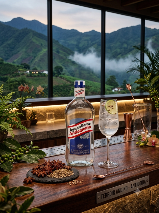 Caja Aguardiente Antioqueño Sin Azúcar (Tapa Azul) – 1 Litre x 12 unités