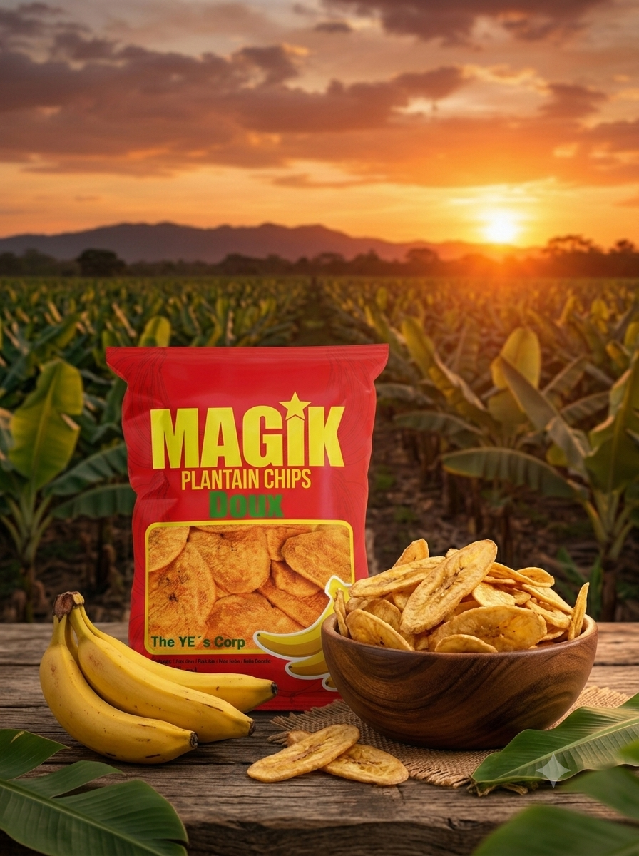 Chips Banane Plantain Magik Doux 85gr x 20 U