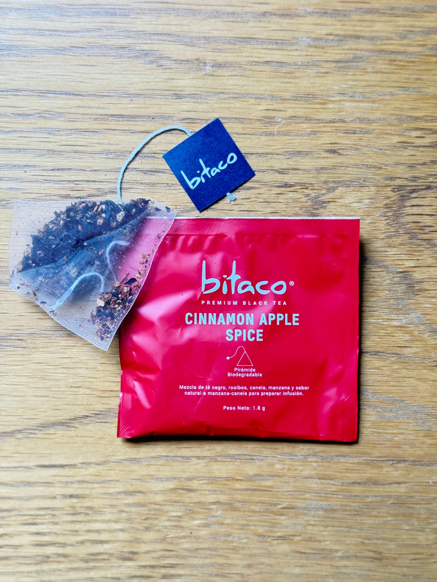 Bitaco Cinnamon Apple Spice | Thé Noir, Rooibos & Épices (60 Pyramides)
