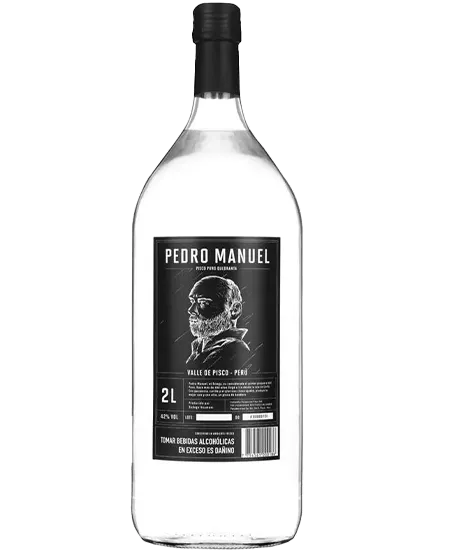 Pisco Pedro Manuel – Format 2 Litres x 4 unités