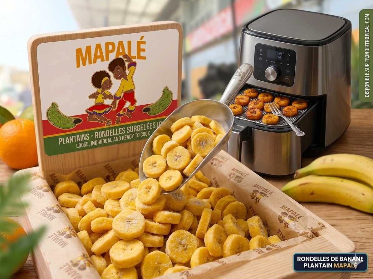 Rondelles de Banane Plantain Surgelées 1 kg x 12 unités