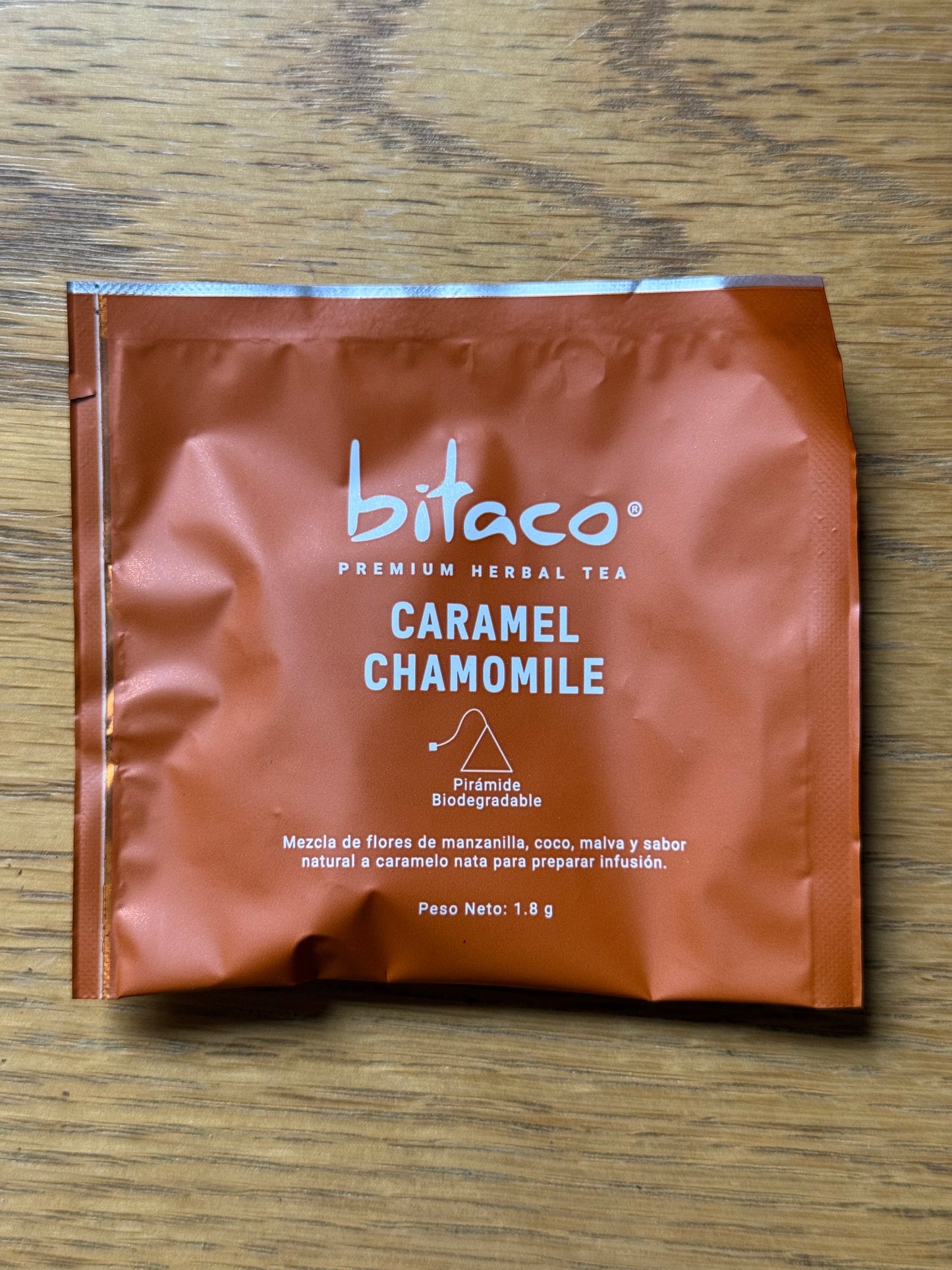Bitaco Infusion Camomille Caramel Gourmande | Fleurs, Coco & Malte x 60 piramydes en soie