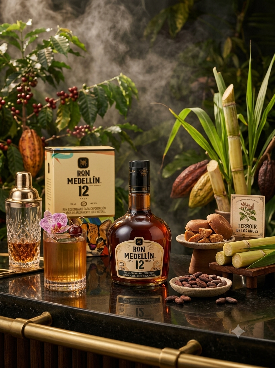 Caja Rhum Medellín Gran Reserva 12 Ans – 70 cl x 6 Unités