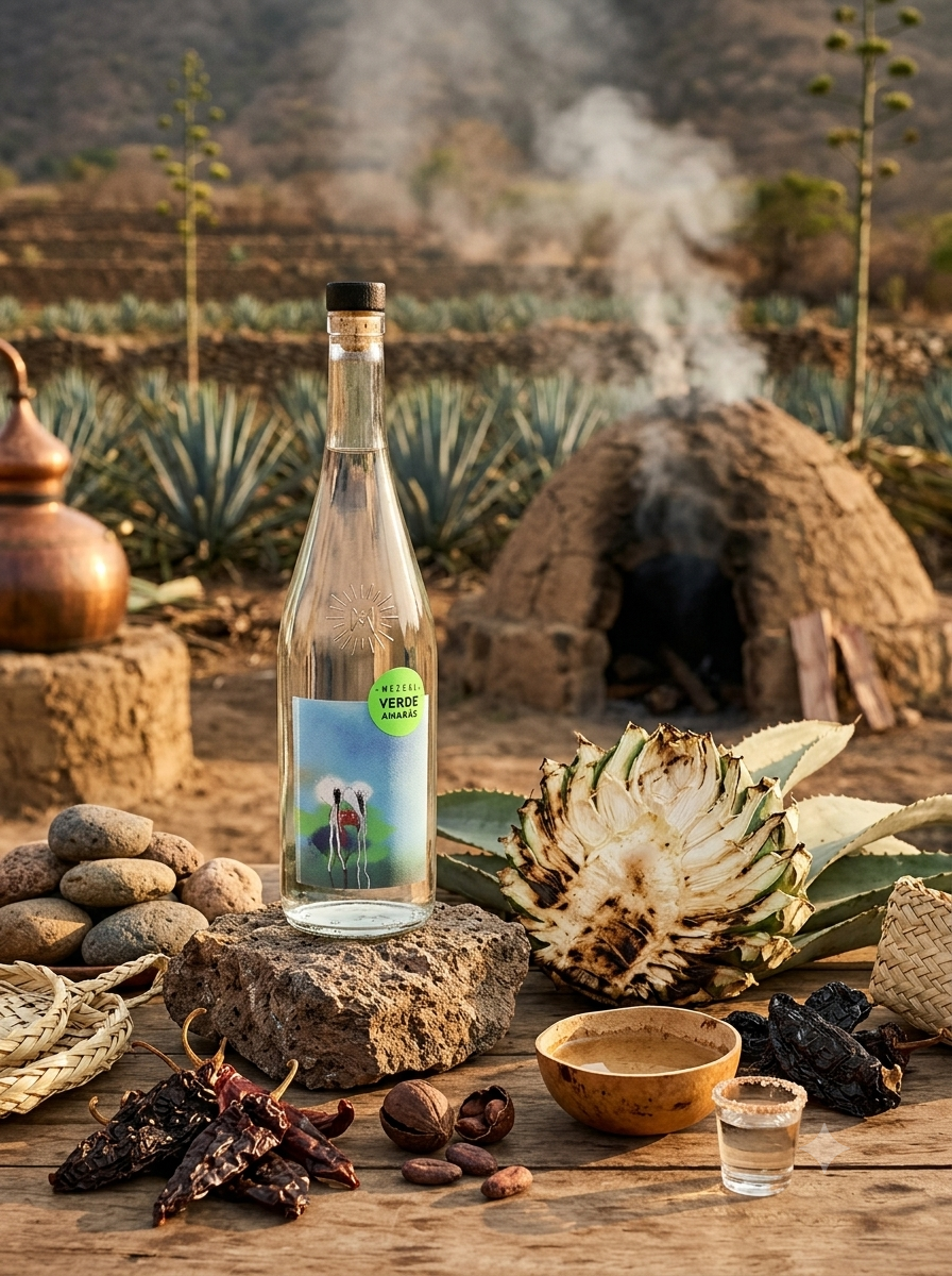 Mezcal Verde Momento (Amarás) – 70 cl