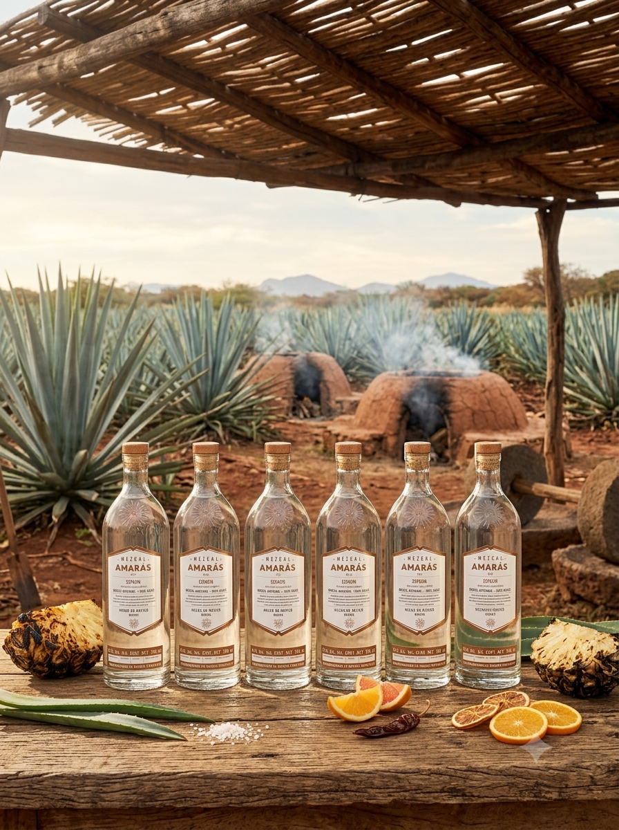 Mezcal Amarás Espadín – 100% Artisanal – 70 cl