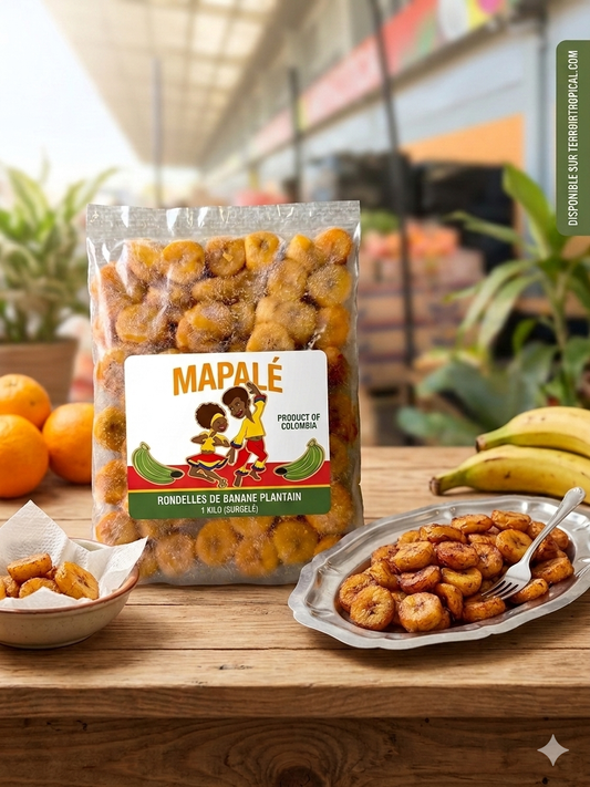 Rondelles de Banane Plantain Surgelées 1 kg x 12 unités