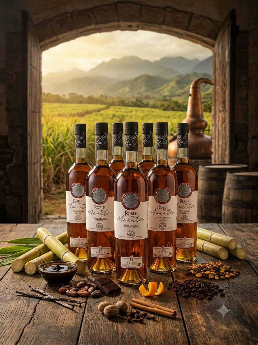 Rhum Roble Viejo Maestro – Extra Añejo 6 Ans – 70 cl