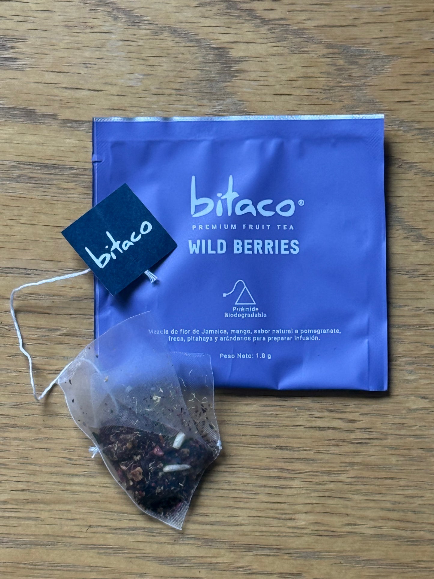 Bitaco Infusion Wild Berries | Superfruits des Andes (60 Pyramides de Soie)