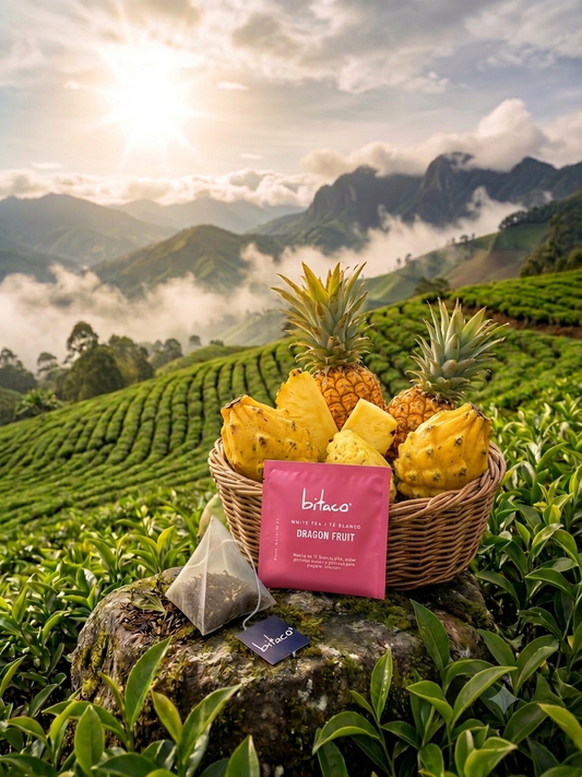 Bitaco Thé Blanc Fruit du Dragon & Ananas x 60 Unités